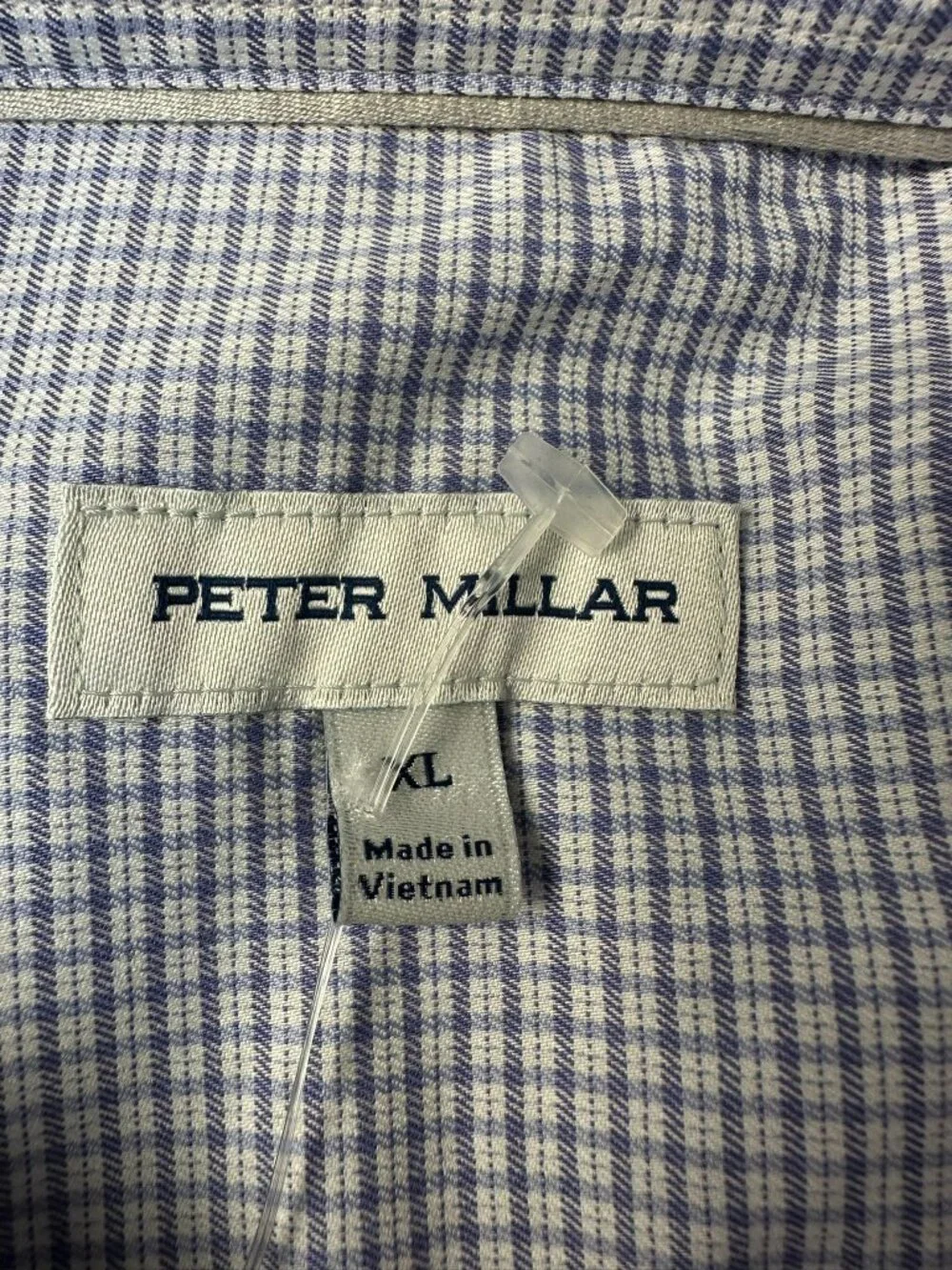 Peter Millar Men's Jackson Crown Lite Stretch Sport Shirt, Size XL,‎ Deep Violet